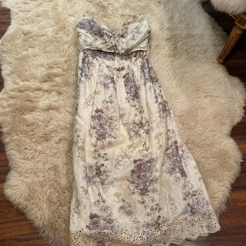 Zimmermann dress with flattering cut outfit